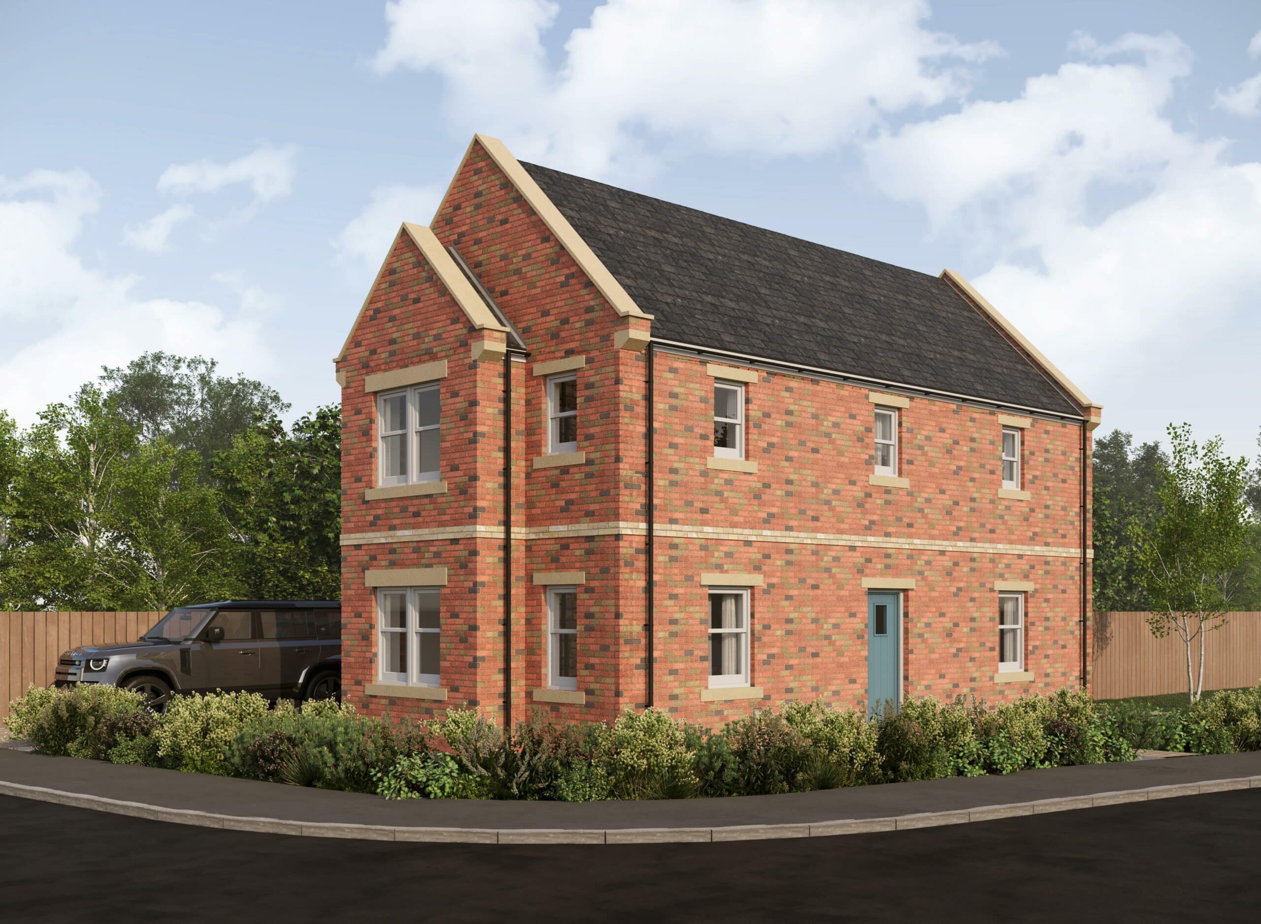 View Mitford (red brick) house type